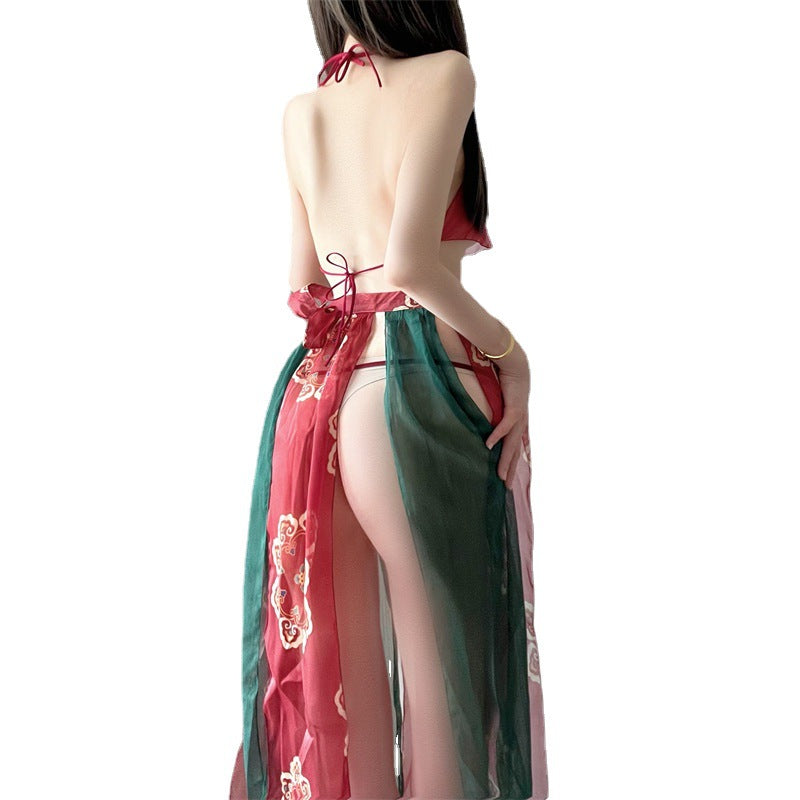 New Chinese ancient style erotic Lingerie unhuang Feitian exotic Hanfu 汉服情趣内衣